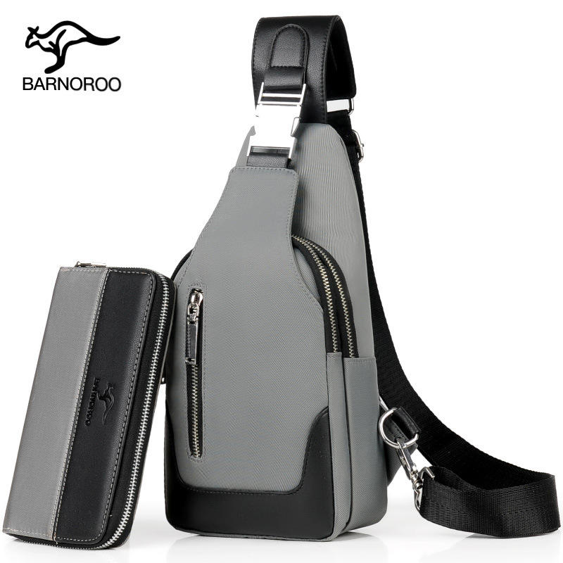 Tas Dada Pria BARNOROO Bahan Oxford Selempang