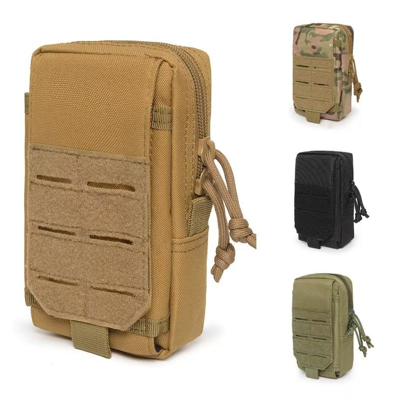Tas ponsel outdoor portabel, tas pinggang kasual untuk bersepeda