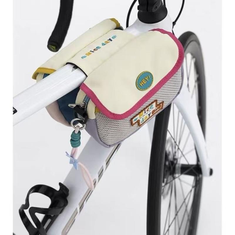 Tas Frame Depan Sepeda Tabung Atas dan Tempat HP