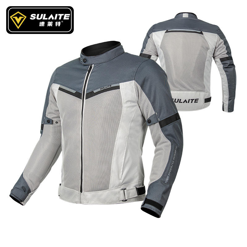 Jaket Pelindung Motor Musim Panas Breathable Mesh Riding