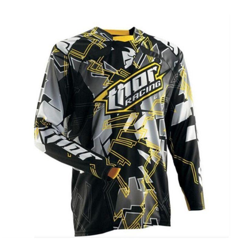 Jersey Sepeda Lengan Panjang Quick Dry Baju Downhill Motocross