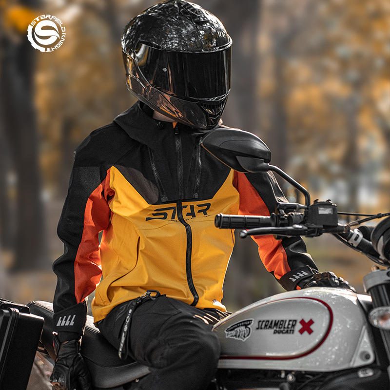 Jaket Motor Musim Dingin Pria Wanita Anti Air Angin Hangat