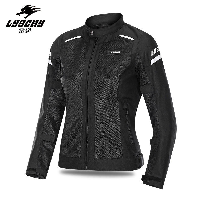 Jaket Motor Wanita Pelindung CE2 Tahan Angin 4 Musim