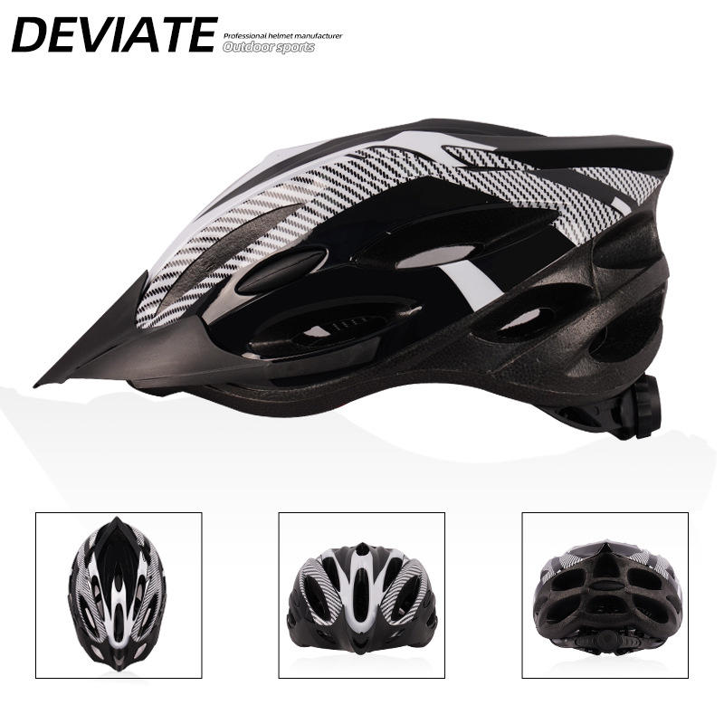 Helm sepeda unisex in-mold untuk gunung dan jalan raya